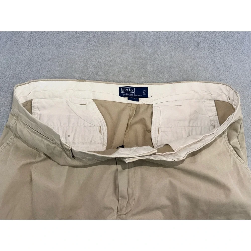 Polo Ralph Lauren Prospect Pant Mens‎ 38x32 Tan Khaki Cotton Chino Straight Leg